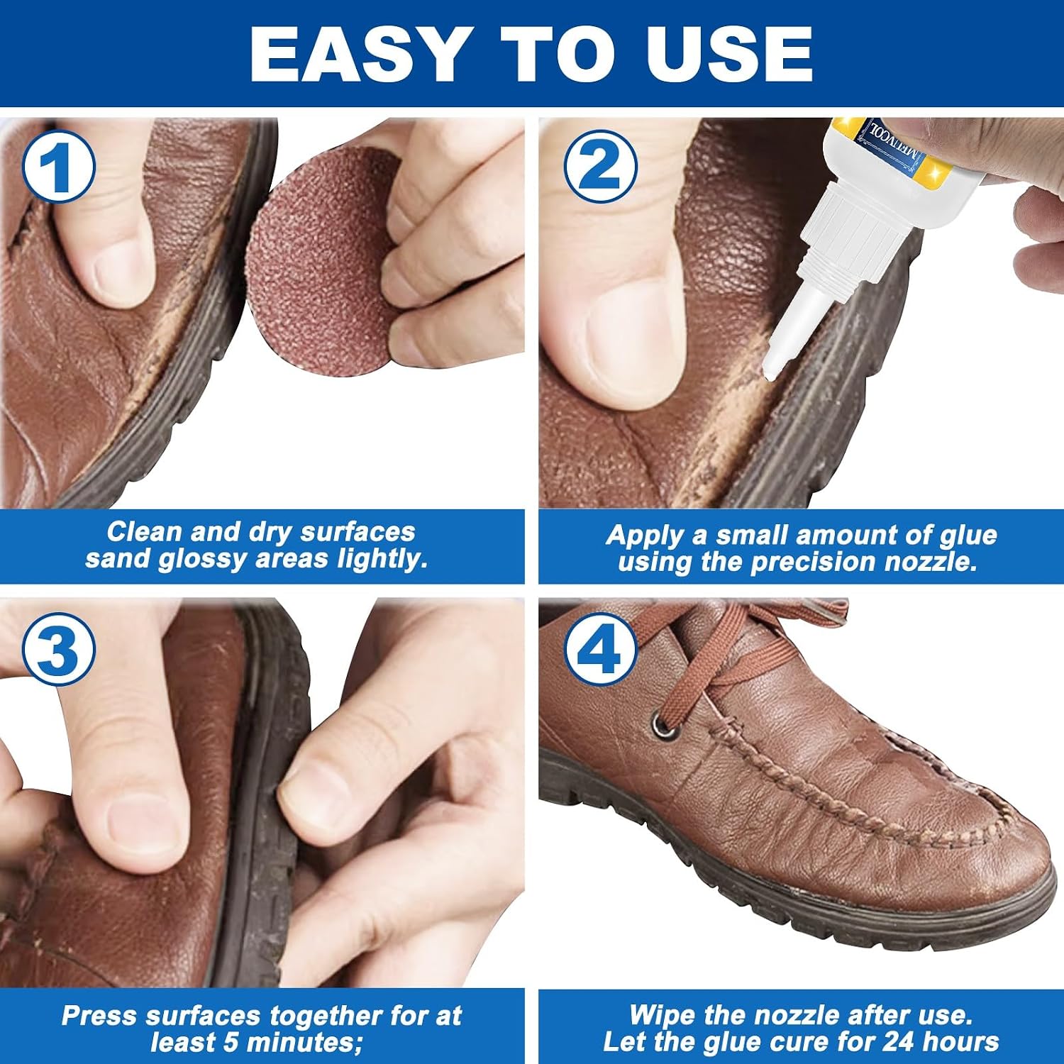 Thumbnail 4 de Shoe Glue Sole Repair 100g – Fast Bonding & Waterproof Strength for Sneakers, Boots and More