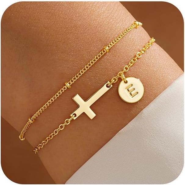 Detalle de TINGN Armband Damen Gold 6+2 Zoll đ