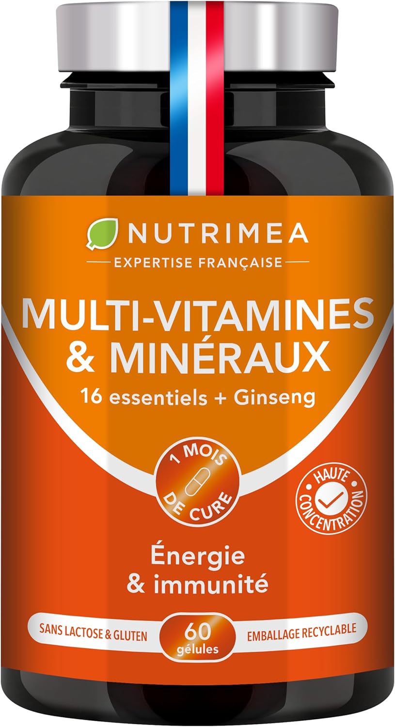 Detalle de Nutrimea Multivitamines et Minéraux au ginseng (16 vitamines & minéraux)
