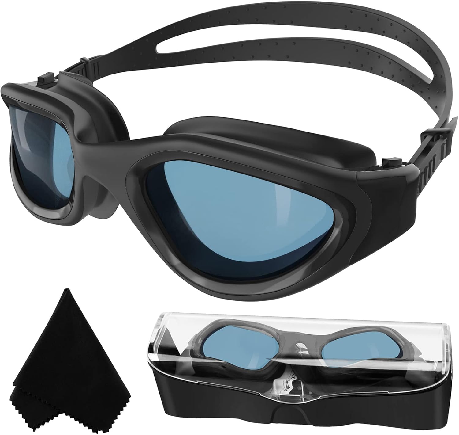 Detalle de Winline Schwimmbrille für Erwachsene & Jugendliche – Anti-Beschlag, UV-Schutz, wasserdicht mit weichen Nasenstegen
