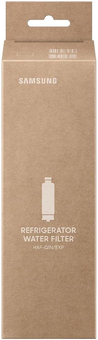 Detalle de Samsung HAF-QIN/EXP Genuine Refrigerator Water Filter — 6-Month Life, Square-Filter Compatibility