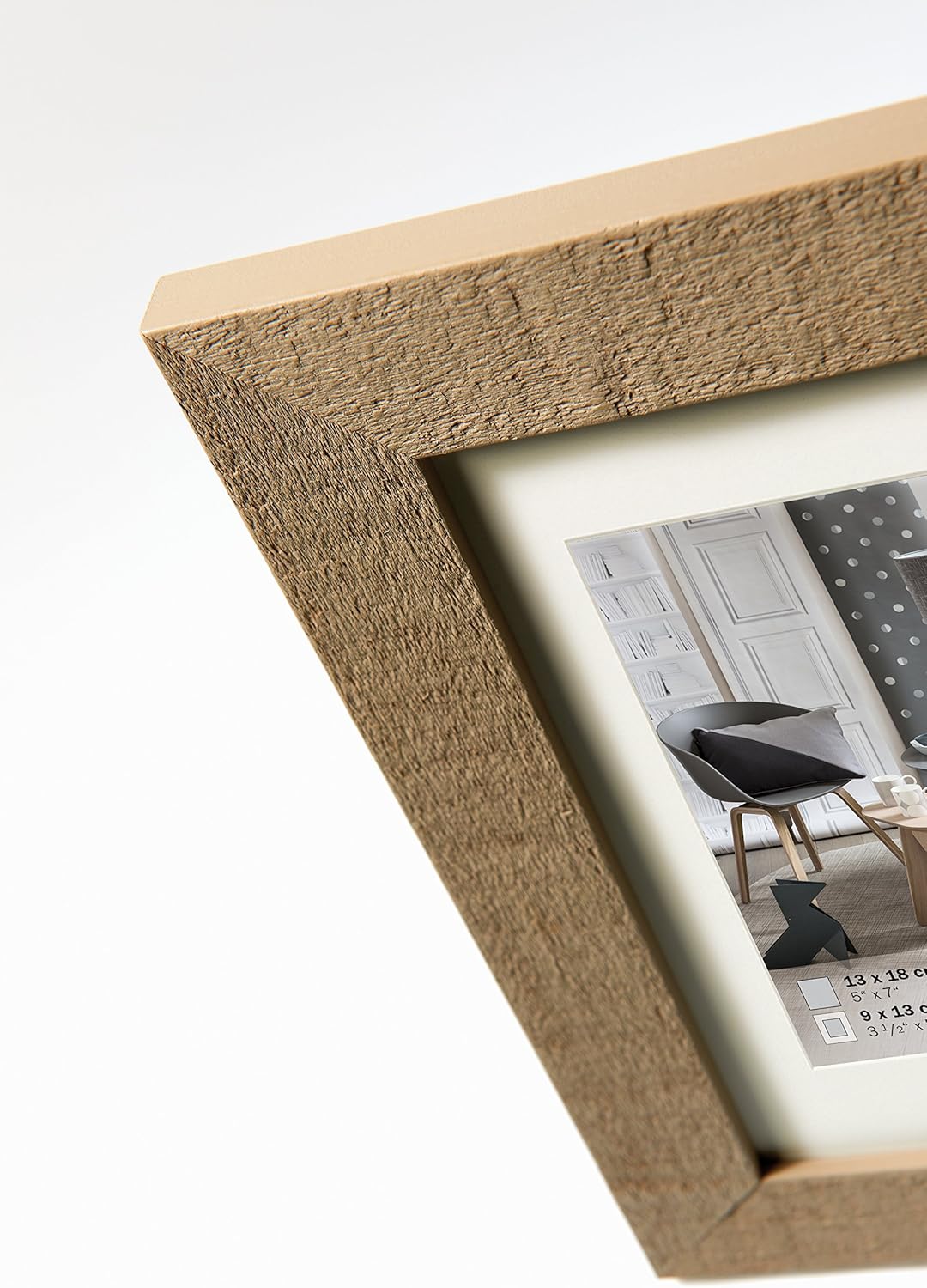 Thumbnail 2 de Walther Design Cadre photo design blanc polaire 60 x 80 cm avec passe-partout HO080V