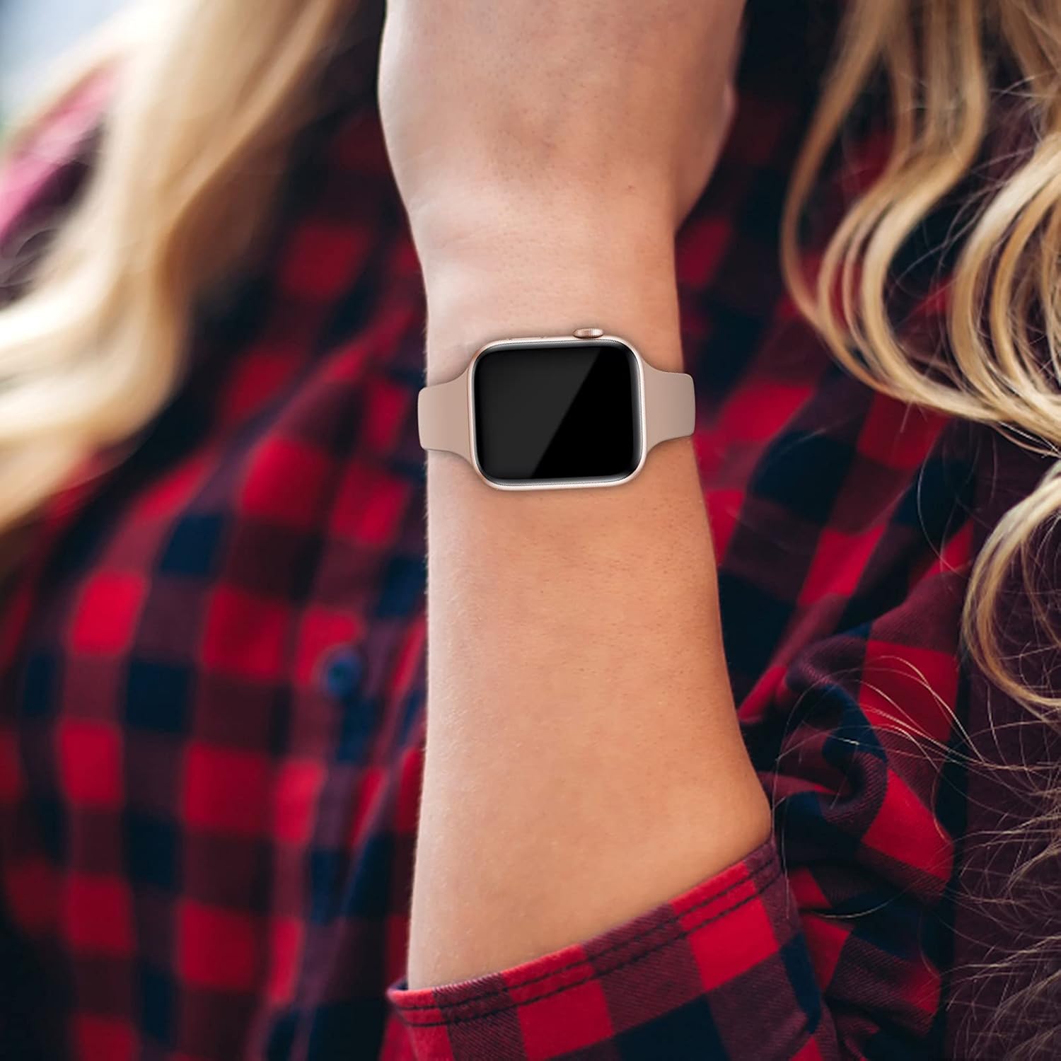 Thumbnail 4 de Apple Watch Replacement Slim Silicone Band 44mm