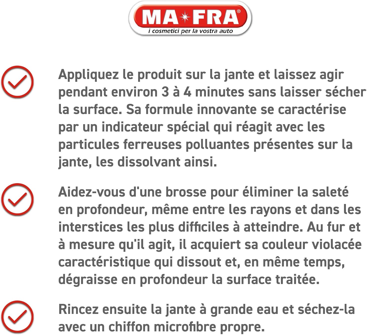 Thumbnail 6 de Mafra Fallout Iron Remover 500 ml – Décontaminant rapide pour carrosserie et jantes en alliage