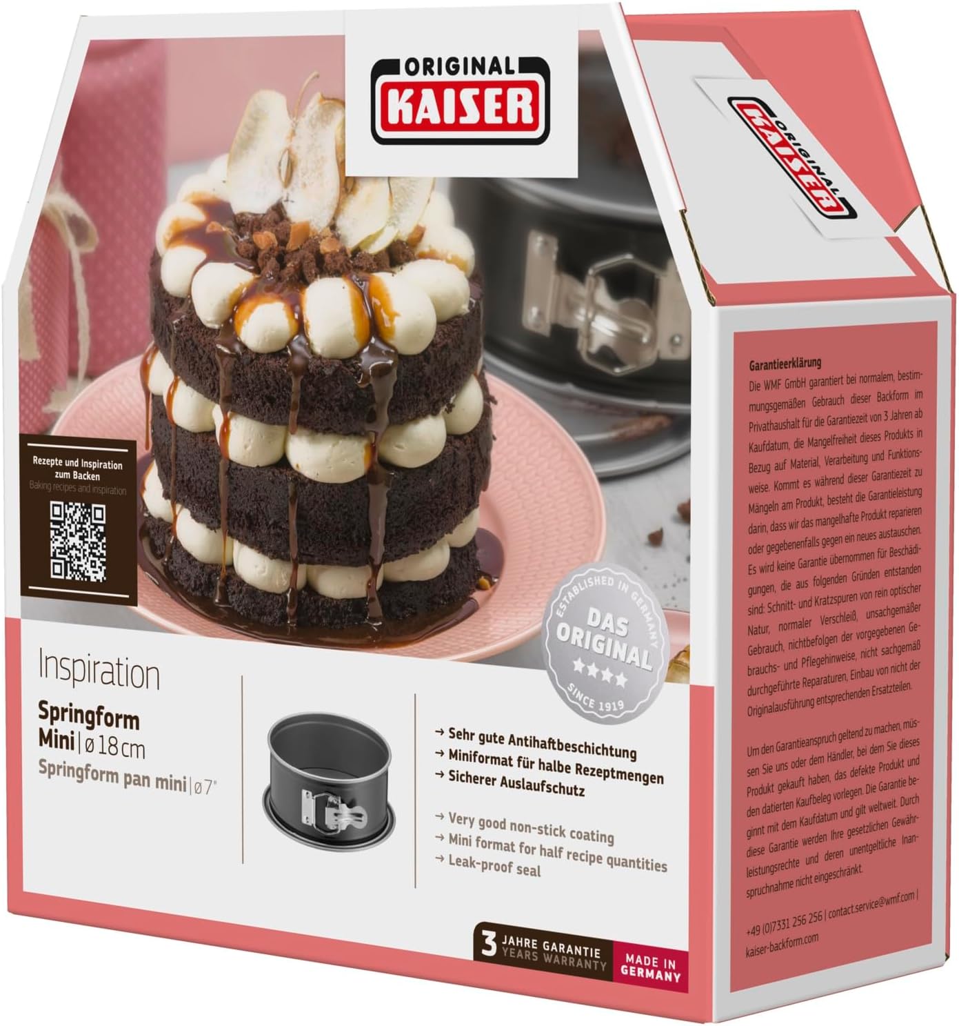 Thumbnail 6 de Original Kaiser Inspiration - Molde Redondo Desmontable Ø 18cm 🍰