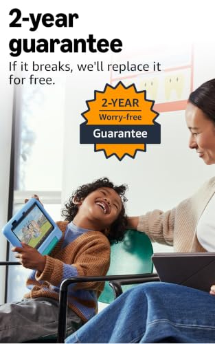 Detalle 2 de Amazon Fire 7 Kids Tablet (Ages 3-7) with 16 GB, Blue