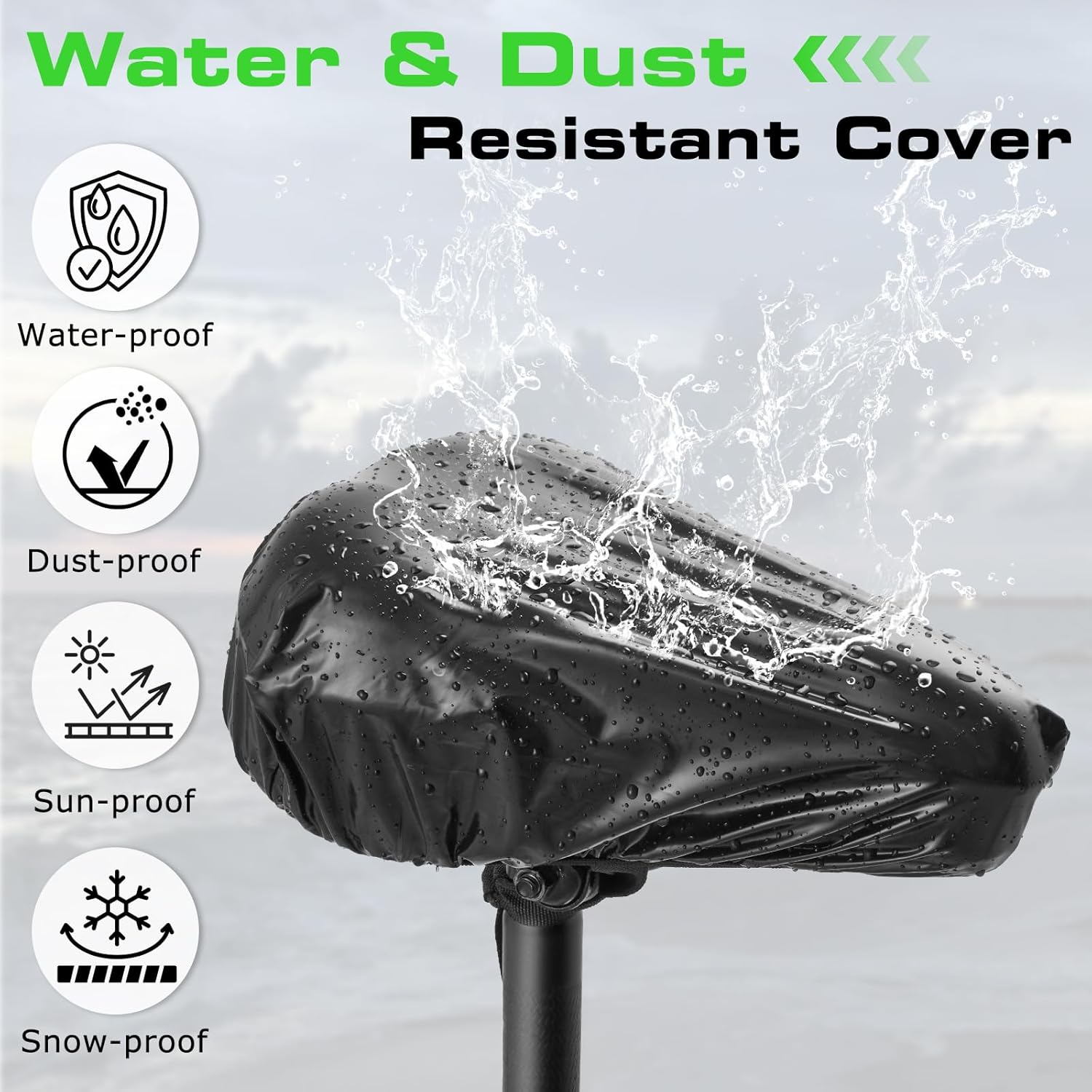 Thumbnail 6 de Zacro Bike Seat Cushion 11x7 Gel