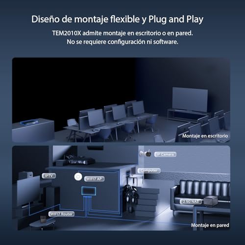 Thumbnail 4 de Tenda TEM2010X Switch 2,5G 8x2,5G + 2x10G SFP+ 📡