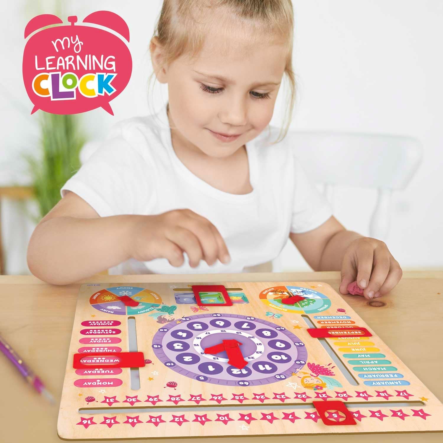 Thumbnail 4 de CRAZE English Learning Clock for Kids
