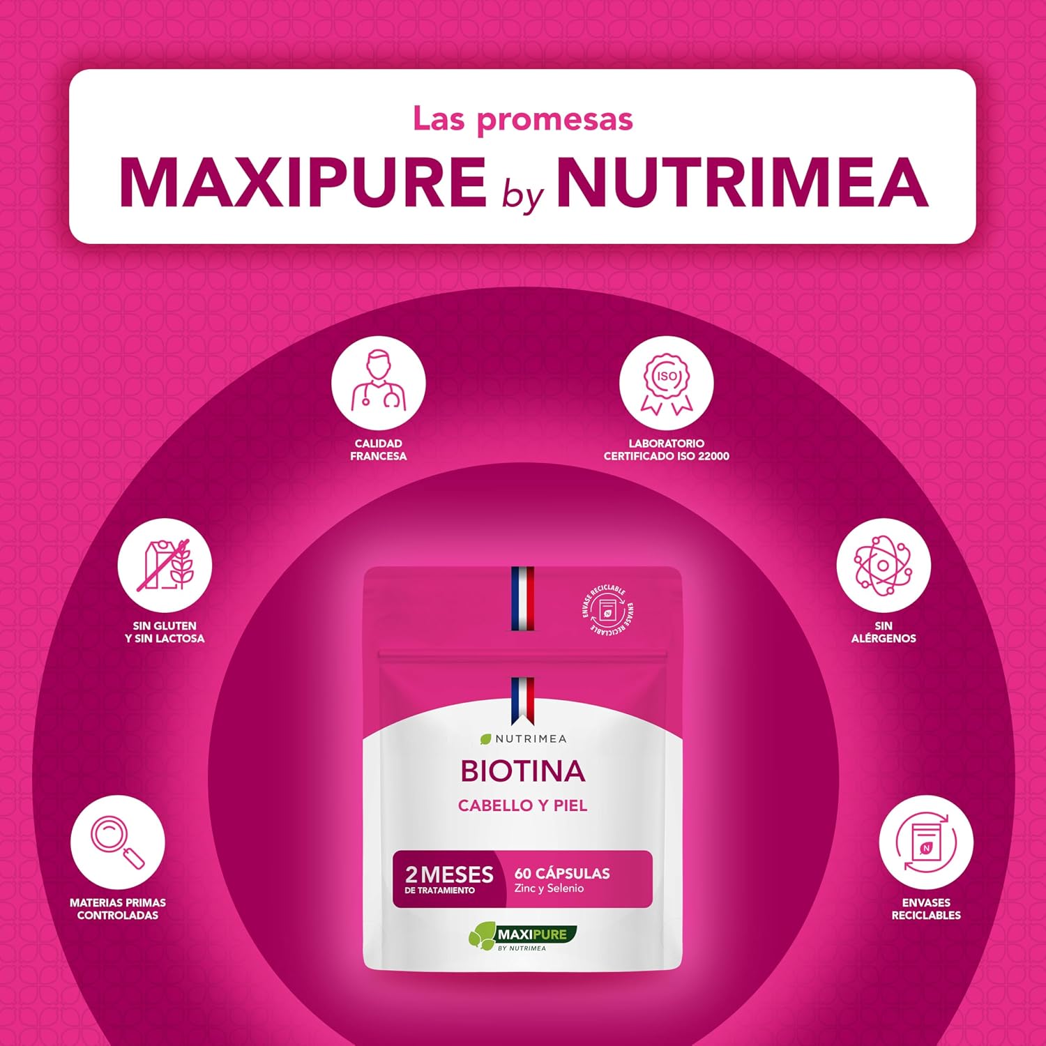 Thumbnail 6 de Nutrimea Biotina Cabello y Uñas 60 cápsulas