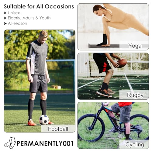 Thumbnail 6 de Calcetines deportivos antideslizantes PERMANENTLY001 (talla M, 36‑43) – para fútbol, baloncesto y más