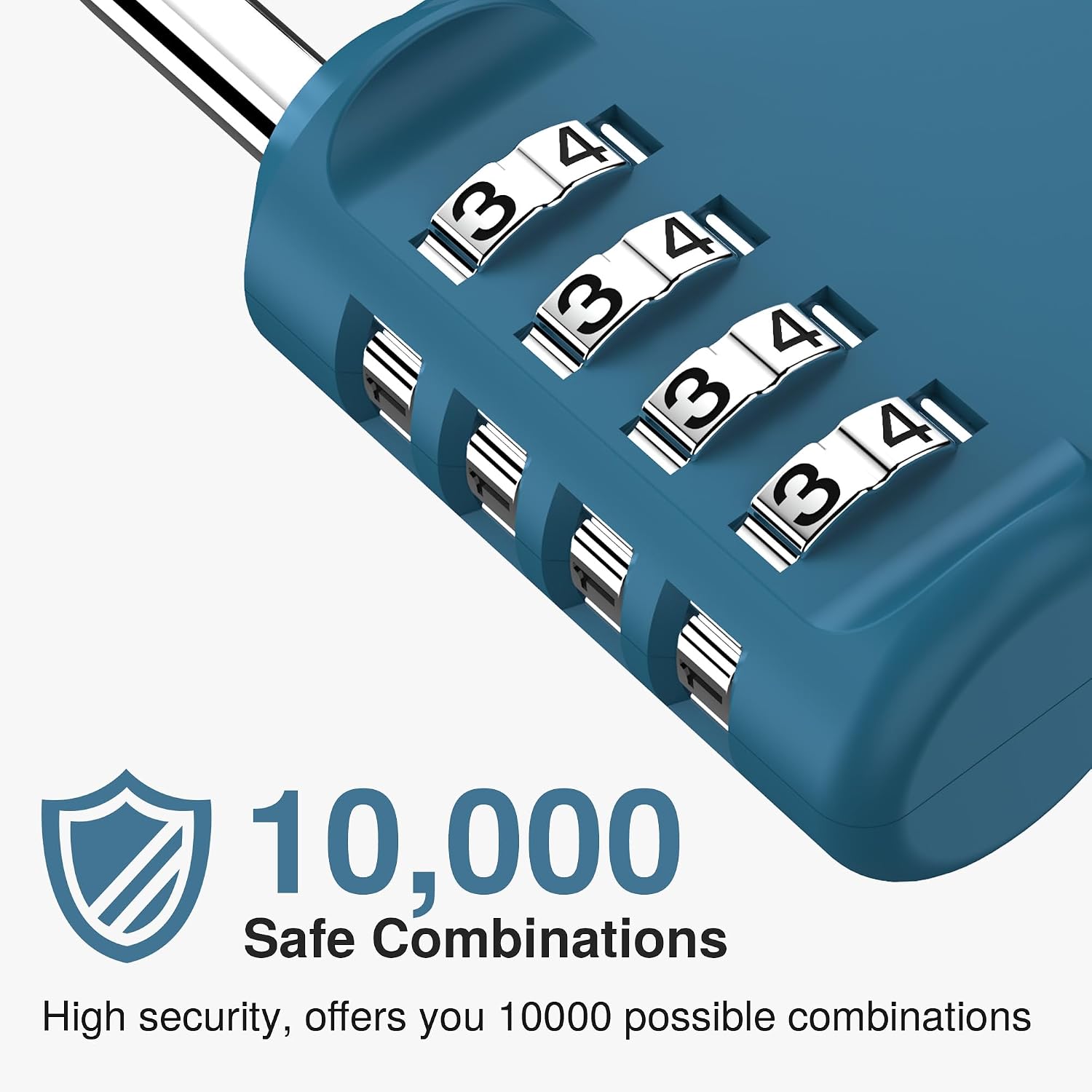 Detalle 2 de Puroma Combination Padlock, Zinc Alloy and Steel