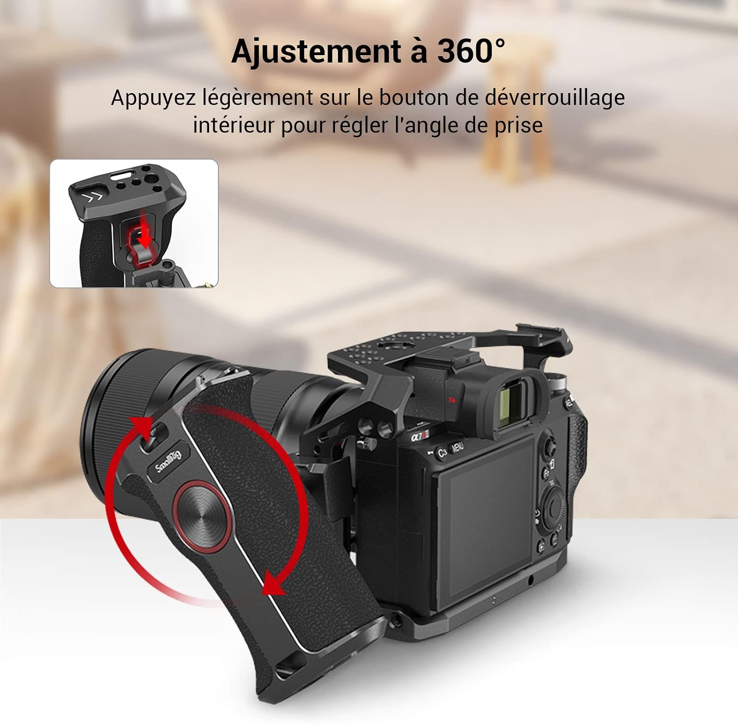 Thumbnail 2 de SMALLRIG 3260 Poignée Rotative NATO 5 kg