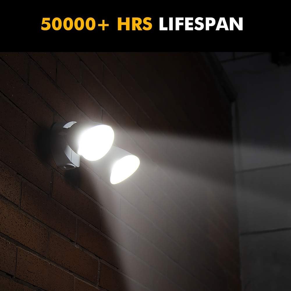 Thumbnail 6 de LUTEC 6222W-D2D Outdoor LED Floodlight, 3,500 Lumens, Dual Heads
