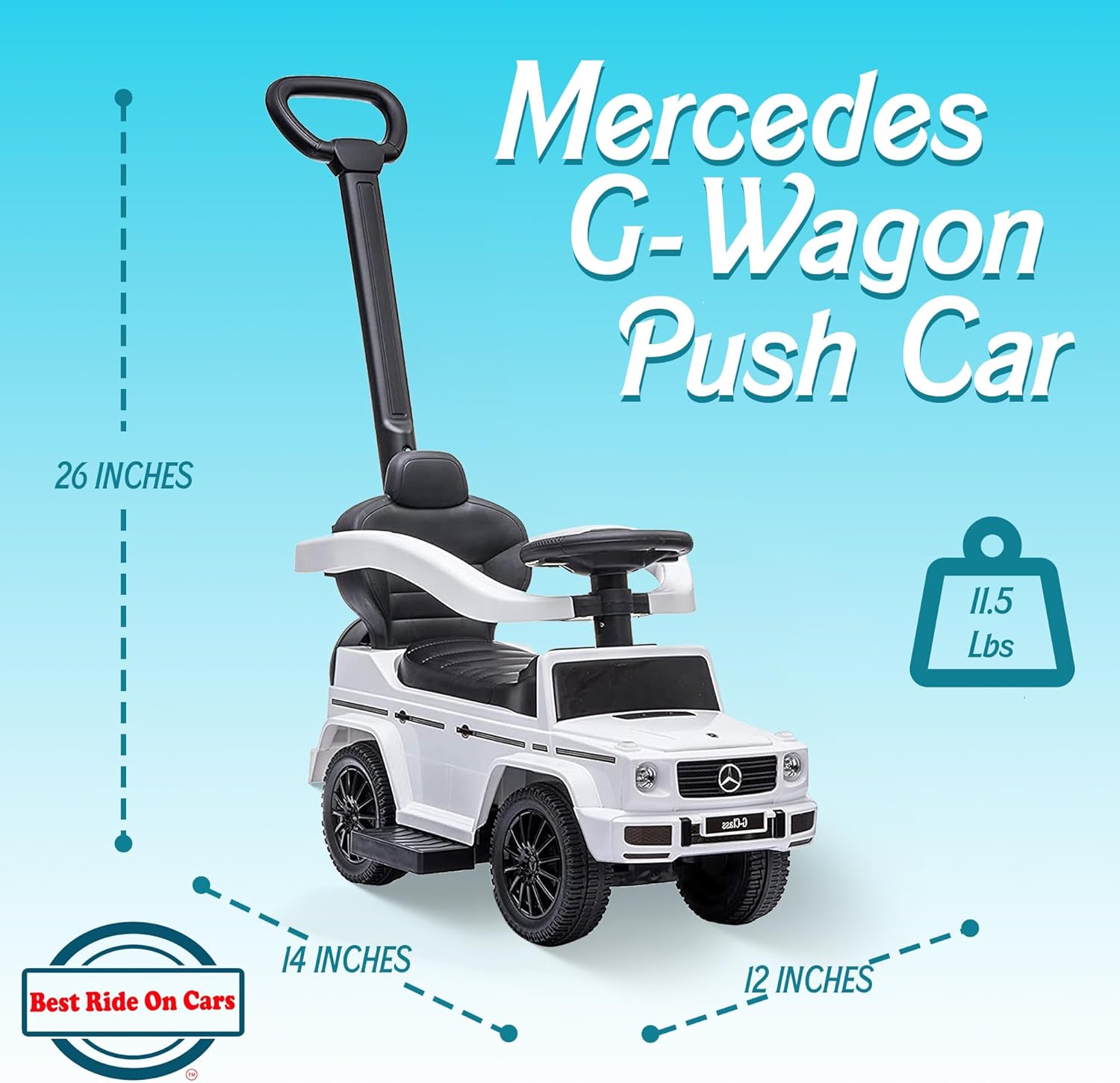 Thumbnail 2 de Kids ride on Mercedes stroller 3-in-1