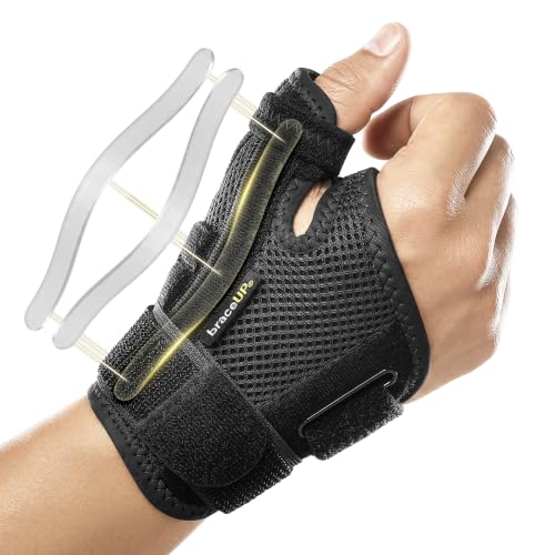 BraceUP Muñequera Pulgar: férula neutra para pulgar y muñeca (izquierda/derecha) – alivio para artritis, tendinitis y túnel carpiano