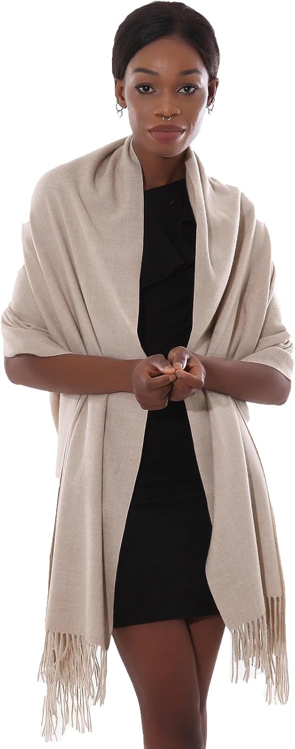 Thumbnail 1 de Sciarpa Pashmina Donna Invernale – Scialle Elegante e Grande 200×70 cm, per cerimonie e serate