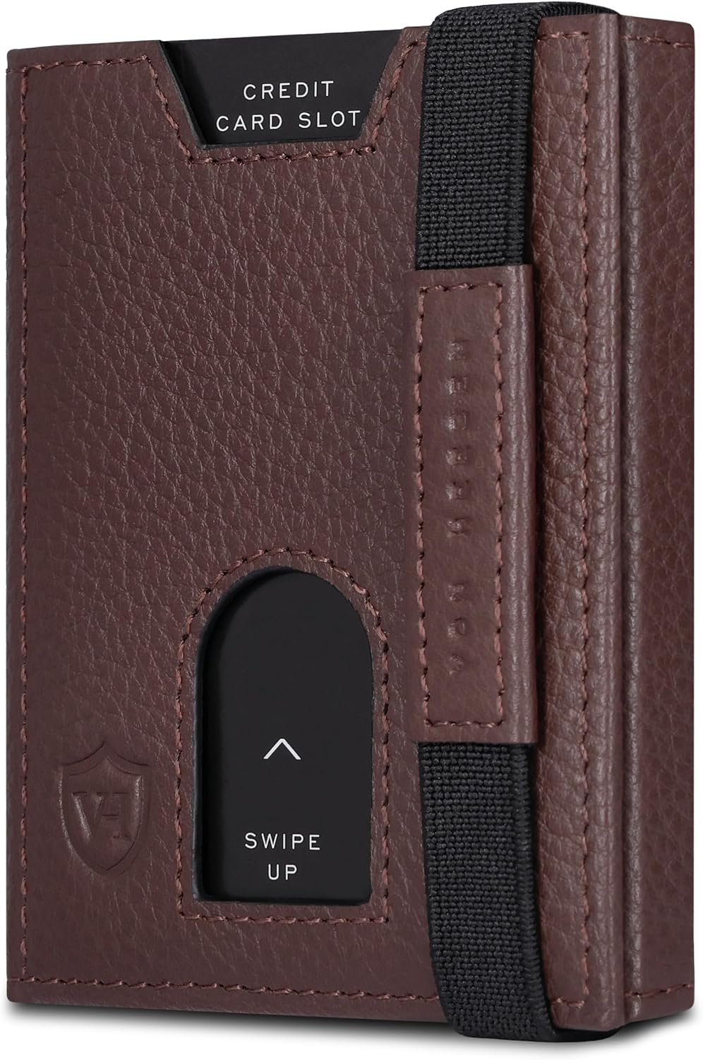 Detalle de VON HEESEN Slim Wallet Leder 9 x 7 cm