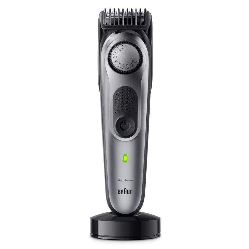 Detalle de Braun Pro 7 BT7420: Recortadora de barba inalámbrica con 8 accesorios