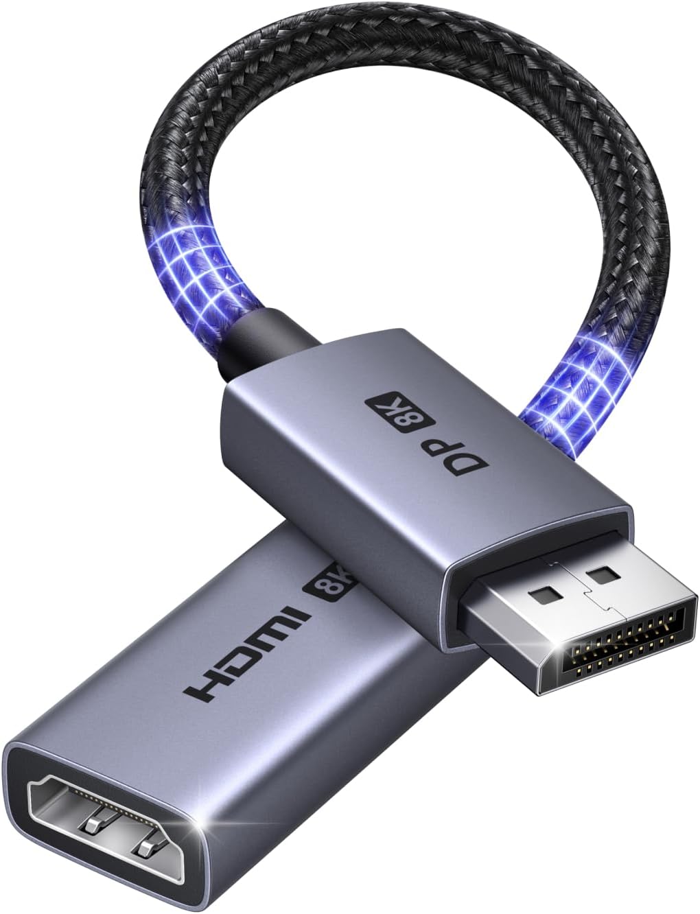 Detalle de UGREEN DisplayPort zu HDMI Adapter 8K 60Hz