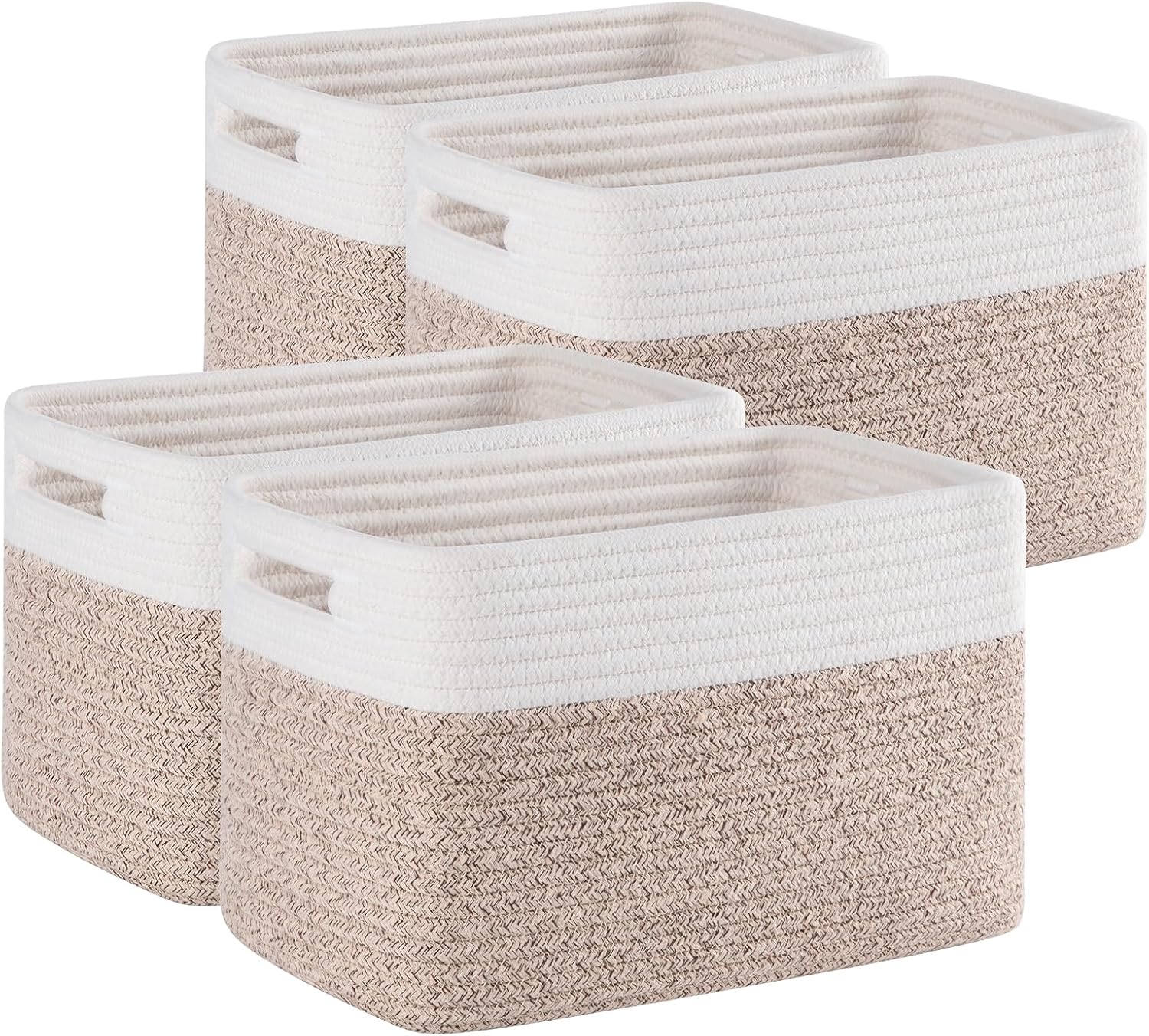 Detalle de SIXDOVE 4-Pack Woven Storage Baskets ⚙