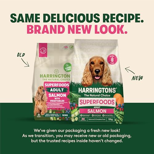 Thumbnail 6 de Harringtons Superfoods Dry Adult Dog Food Salmon & Veg 12kg