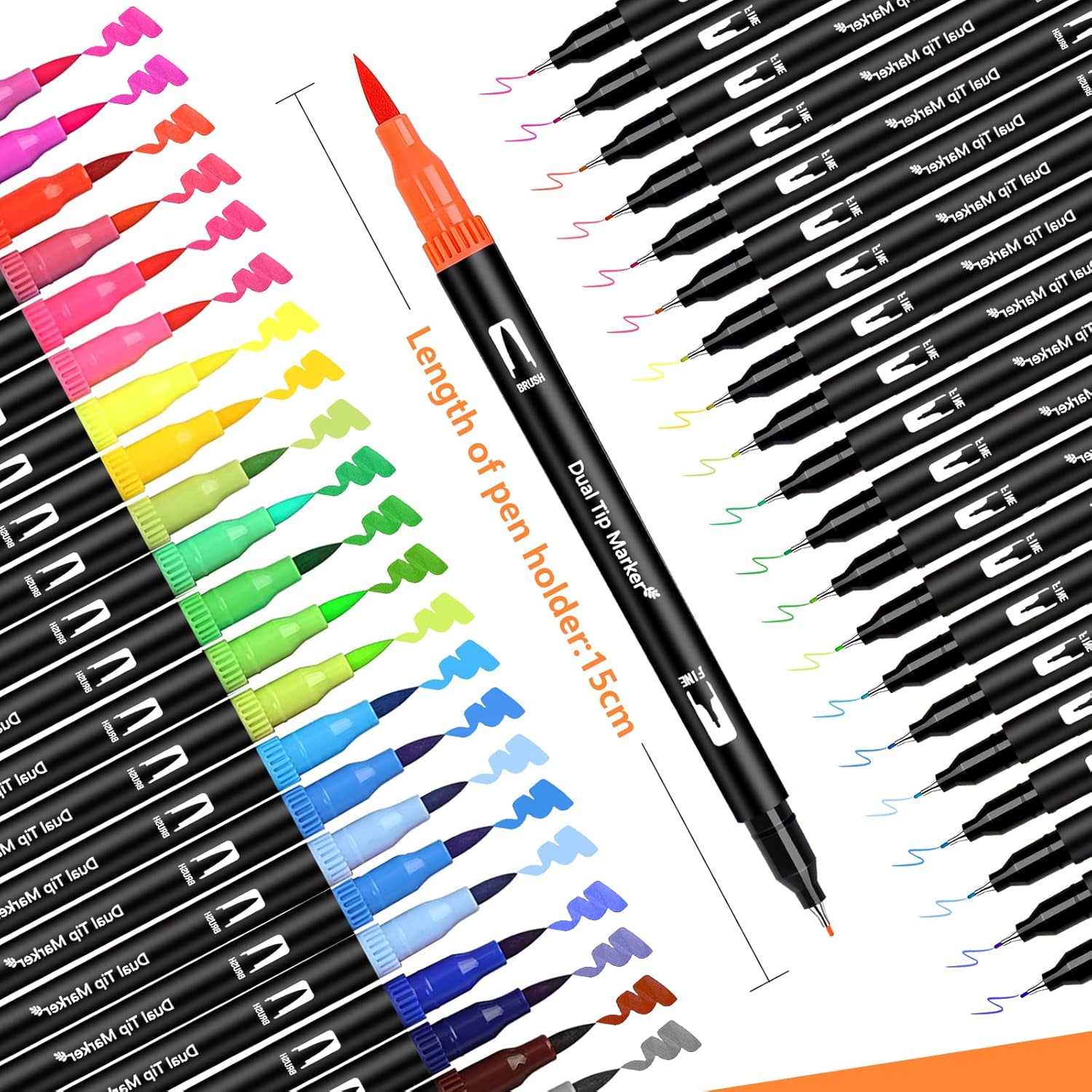 Thumbnail 3 de AFXXE Pennarelli lettering 120 colori 🎨