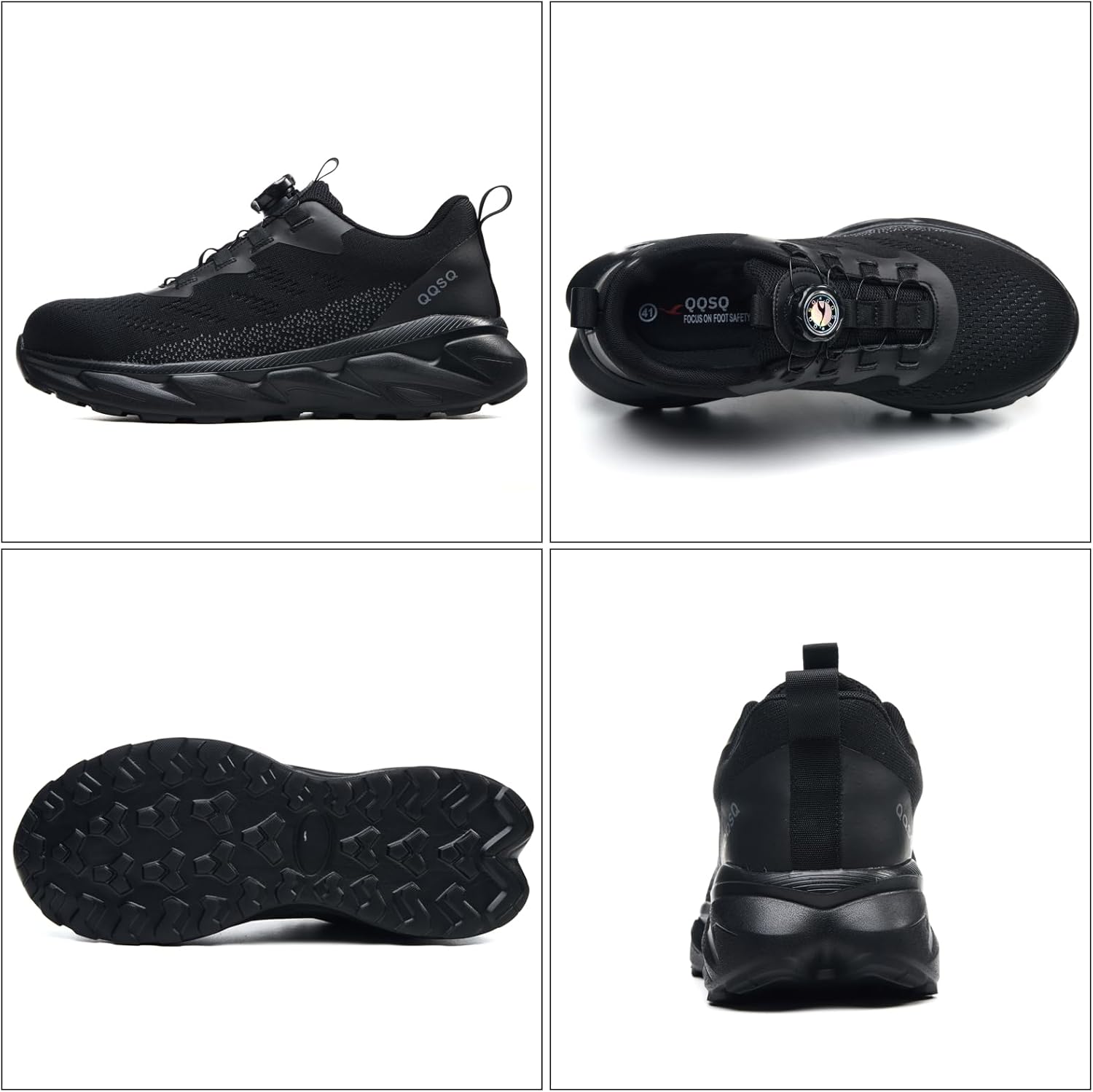 Detalle de QQSQ Scarpe Antinfortunistiche da Lavoro Uomo/Donna: Leggere, Traspiranti e Sicure