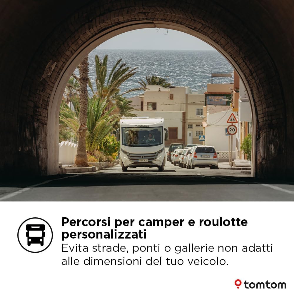 Thumbnail 1 de TomTom GO Camper Max Premium Pack: navigatore 7” per camper e roulotte