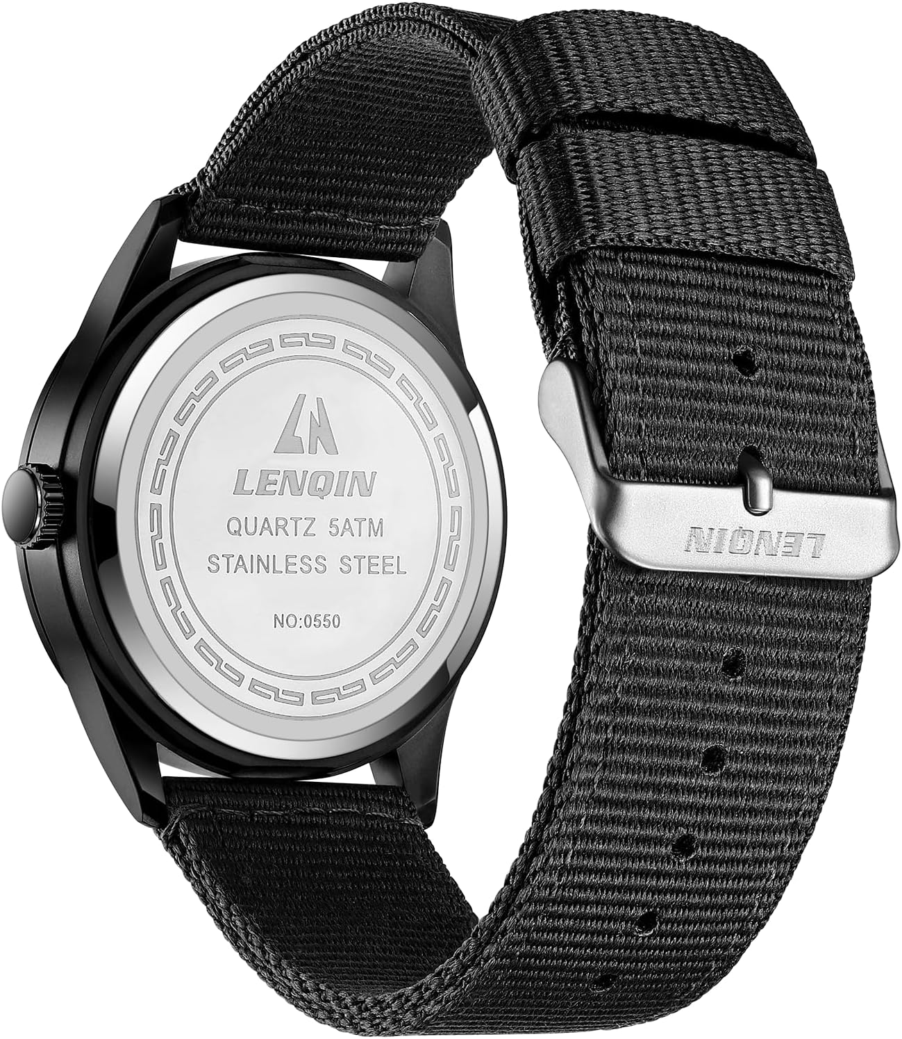 Detalle 2 de LN LENQIN 42 mm Militär Herren Uhr