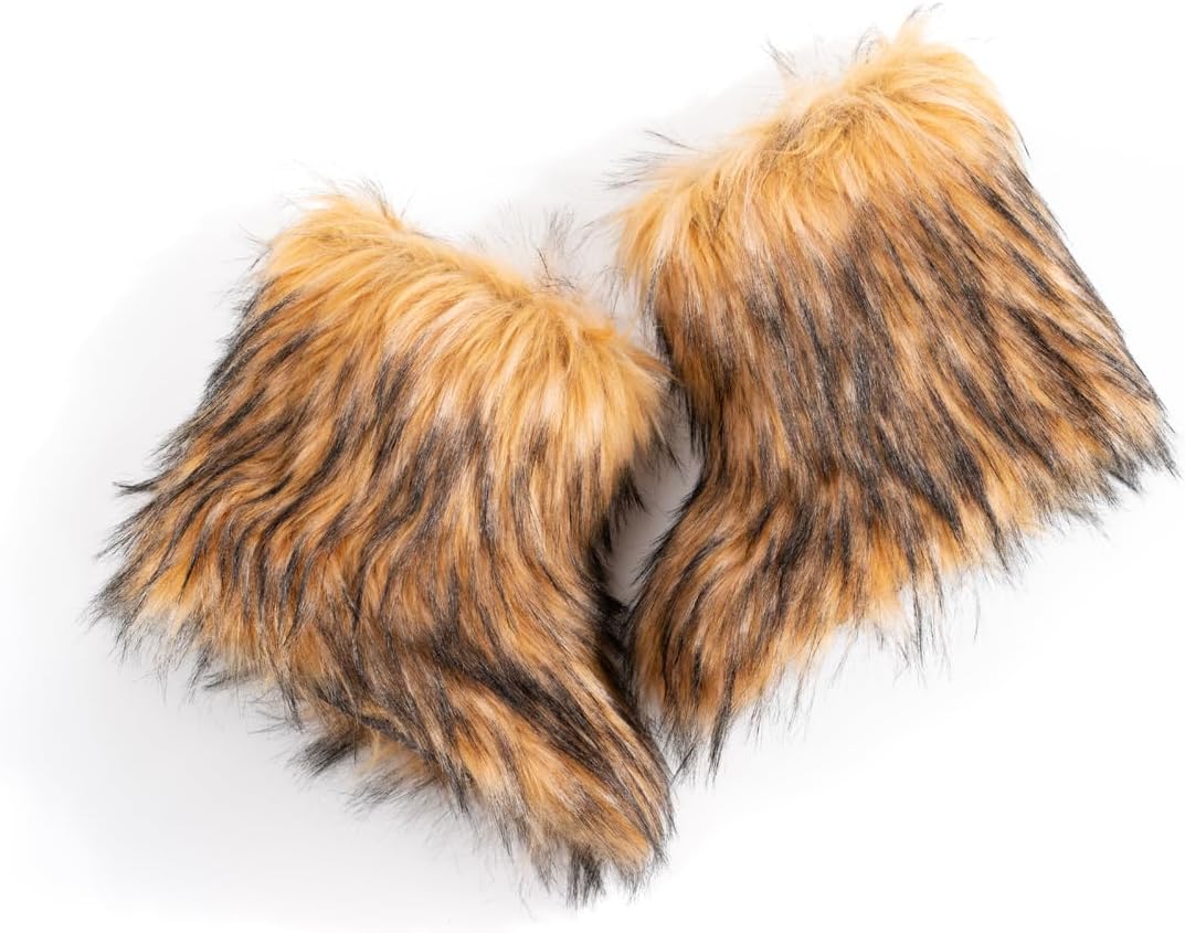 Thumbnail 4 de IXU Women's Faux Fur Mid-Calf Boot — Warm Flat Boots