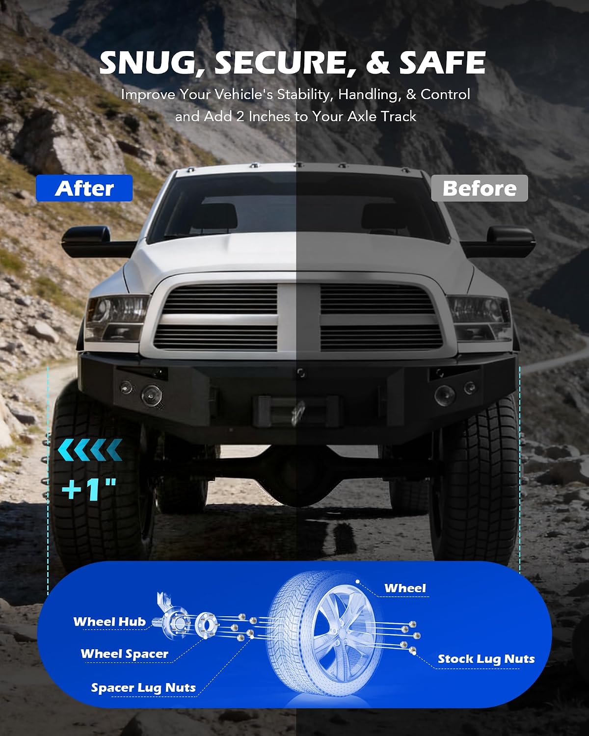 Detalle 2 de Orion Motor Tech Wheel Spacers 1-Inch