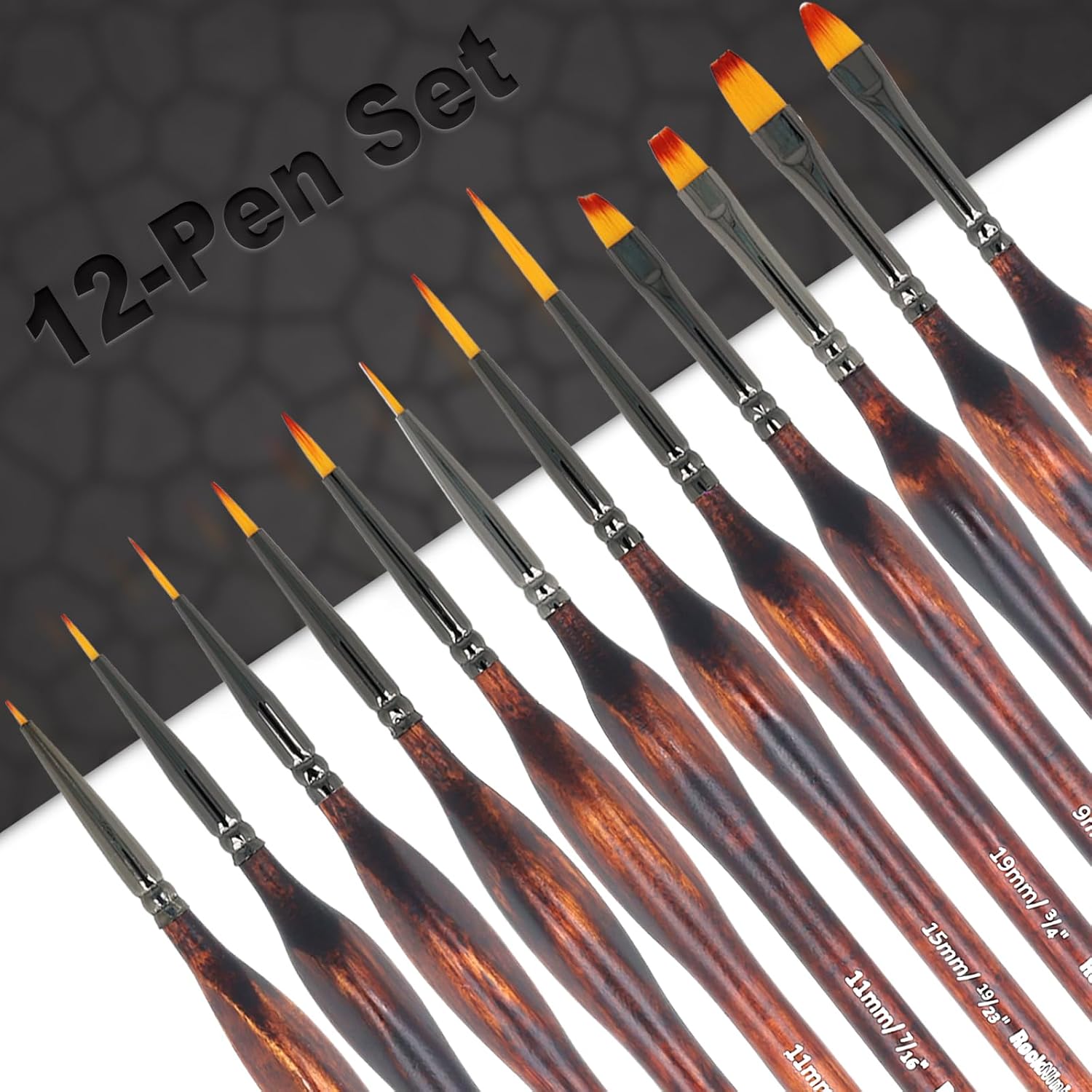 Thumbnail 6 de Pinceaux Peinture Professionnels Détail 9 pièces 🎨