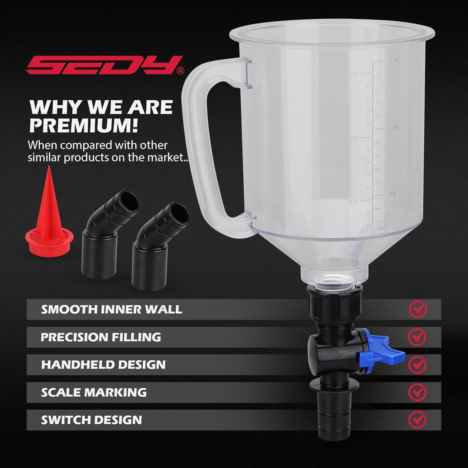 Thumbnail 4 de 18-Piece Oil Funnel Kit 1.5L