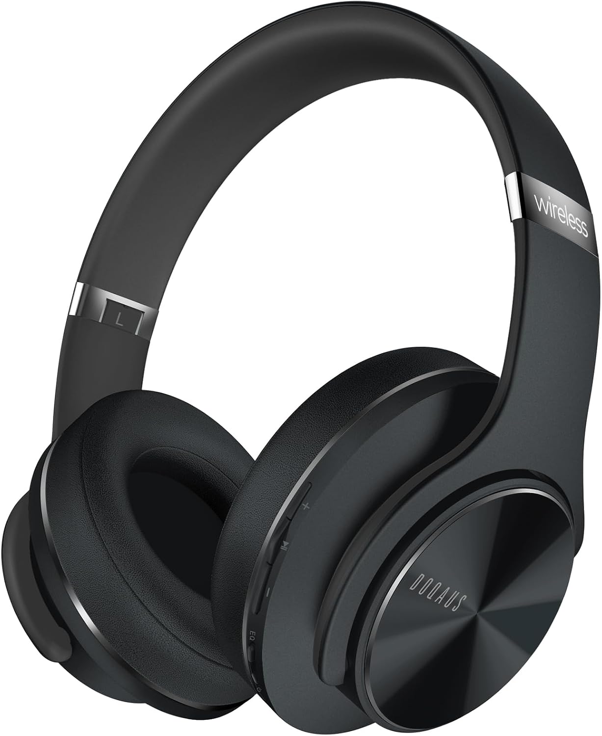 Detalle de DOQAUS CARE1 PRO LIFE5 Over-Ear Bluetooth Headphones, 90-Hour Playtime