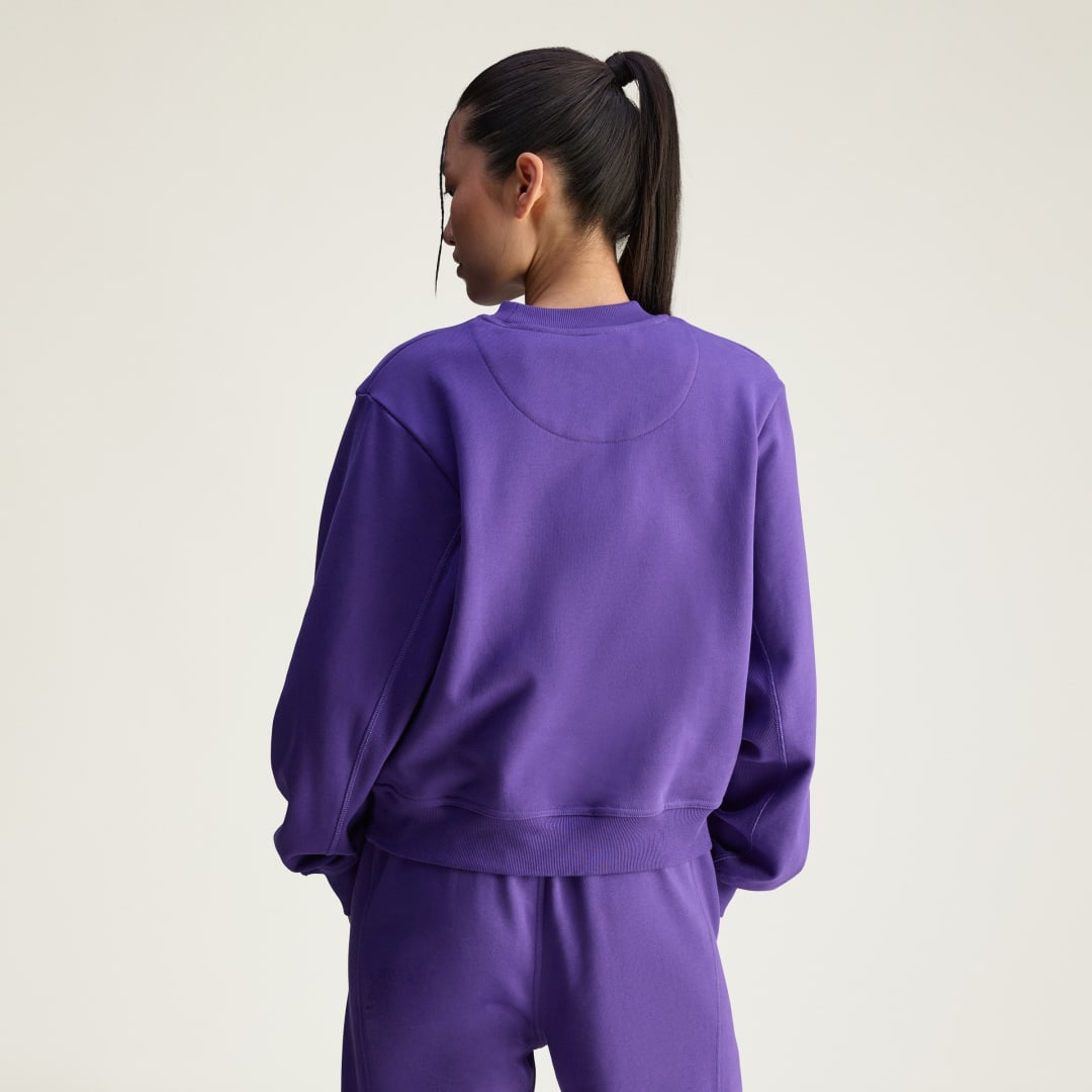 Detalle 2 de Sudadera adidas by Stella McCartney Regular en color violeta