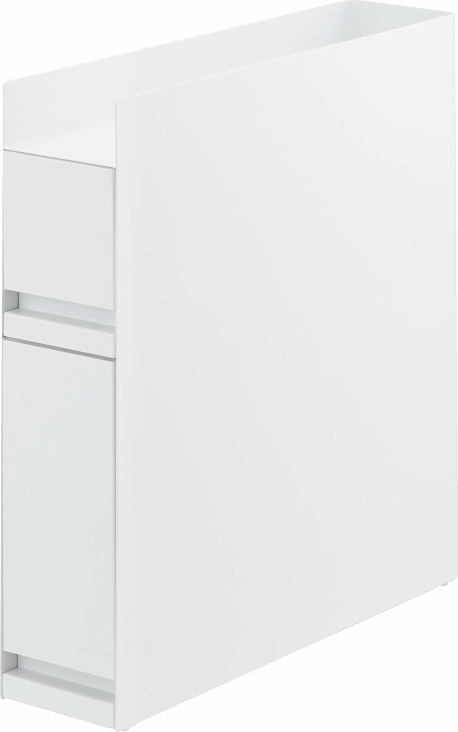Detalle de 山崎実業 tower 4334 隠せる調味料ラック 2段 ホワイト 引き出し式