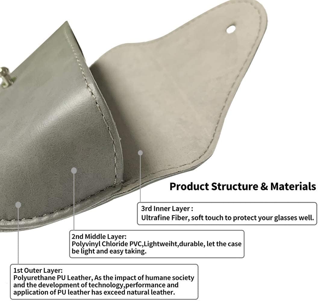 Detalle 2 de LogHog leather sunglasses case 16 x 7 cm