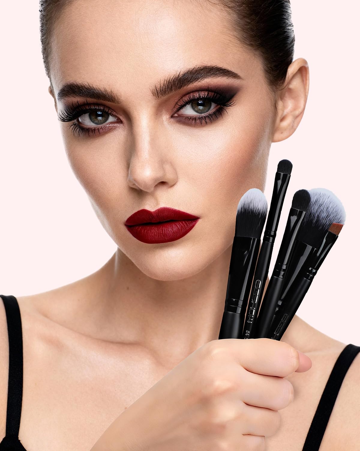 Detalle 2 de EIGSHOW Make-up Pinsel-Set 5-teilig schwarz