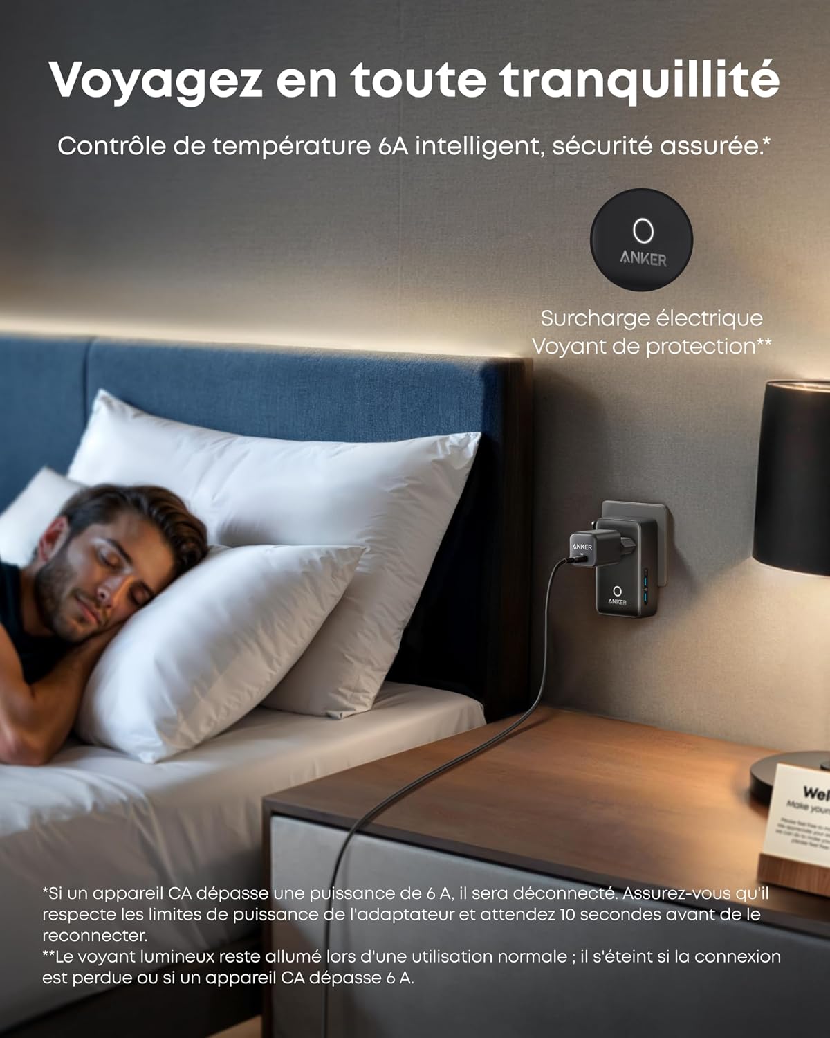 Thumbnail 6 de Anker Nano Adaptateur Prise Universelle 5-en-1, parfait pour les voyages