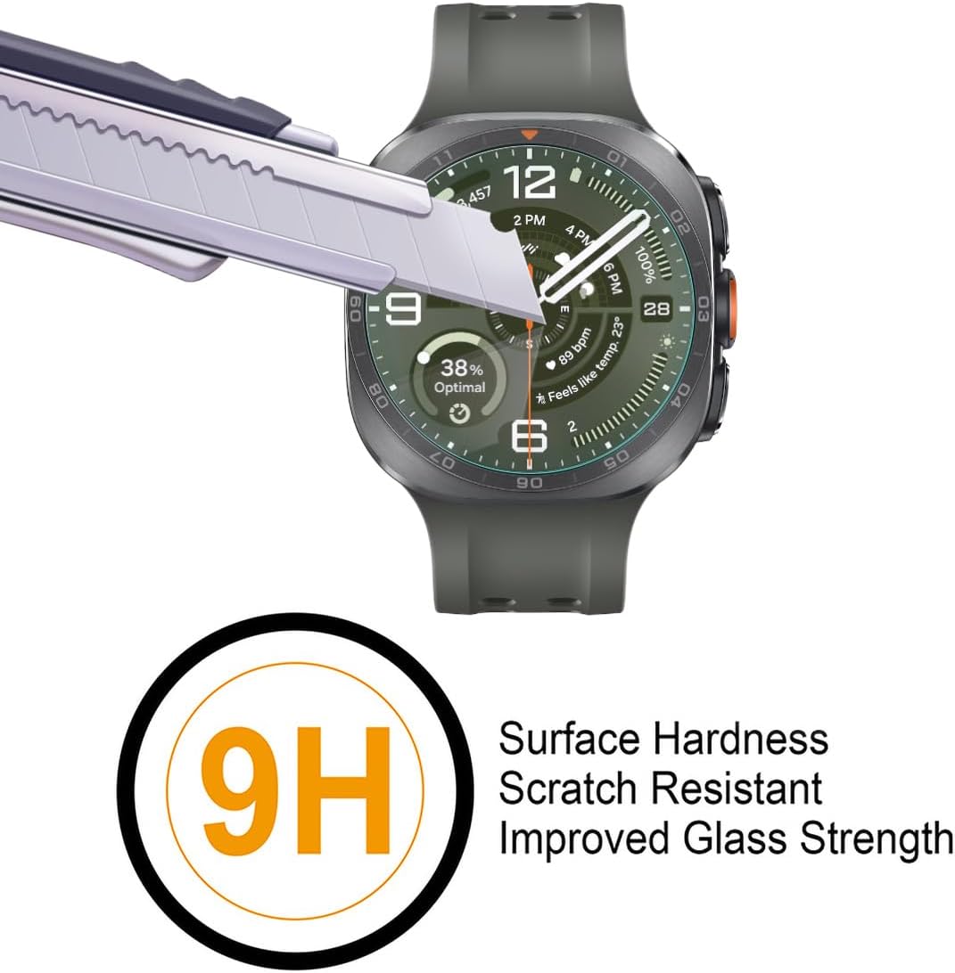 Detalle 1 de Supershieldz Galaxy Watch Ultra 2 (47mm) Screen Protector, 3-Pack Tempered Glass