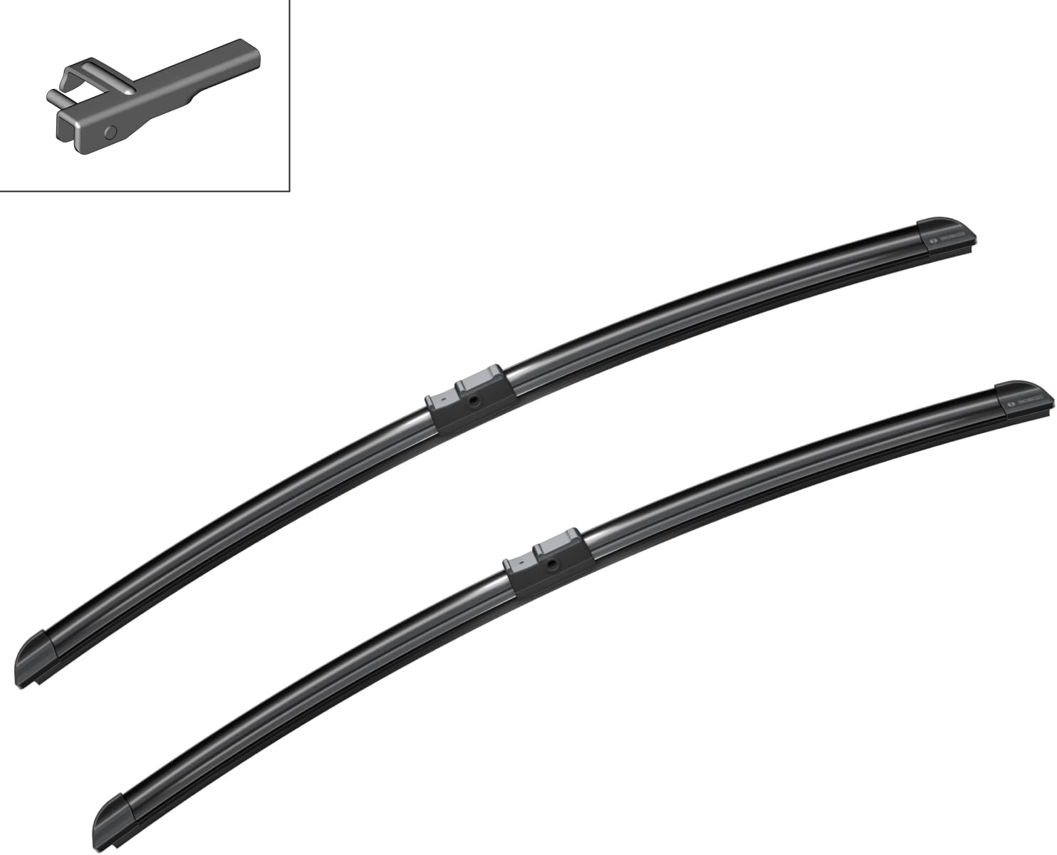 Detalle de Bosch Aerotwin A 939 S Front Windscreen Wipers – 2 x 600mm (Right-Hand Drive UK)