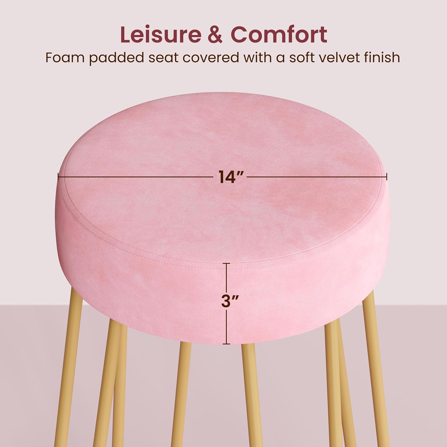 Thumbnail 6 de Yaheetech Counter Stools with 26.5-Inch Seats