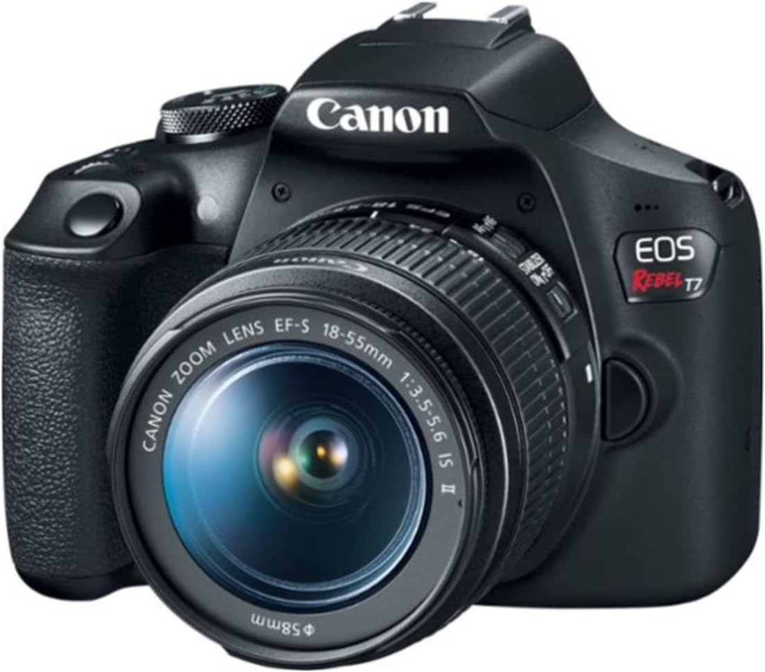 Thumbnail 3 de Canon EOS Rebel T7 DSLR Camera Double Zoom Lens Kit (EF-S 18-55mm & EF 75-300mm)