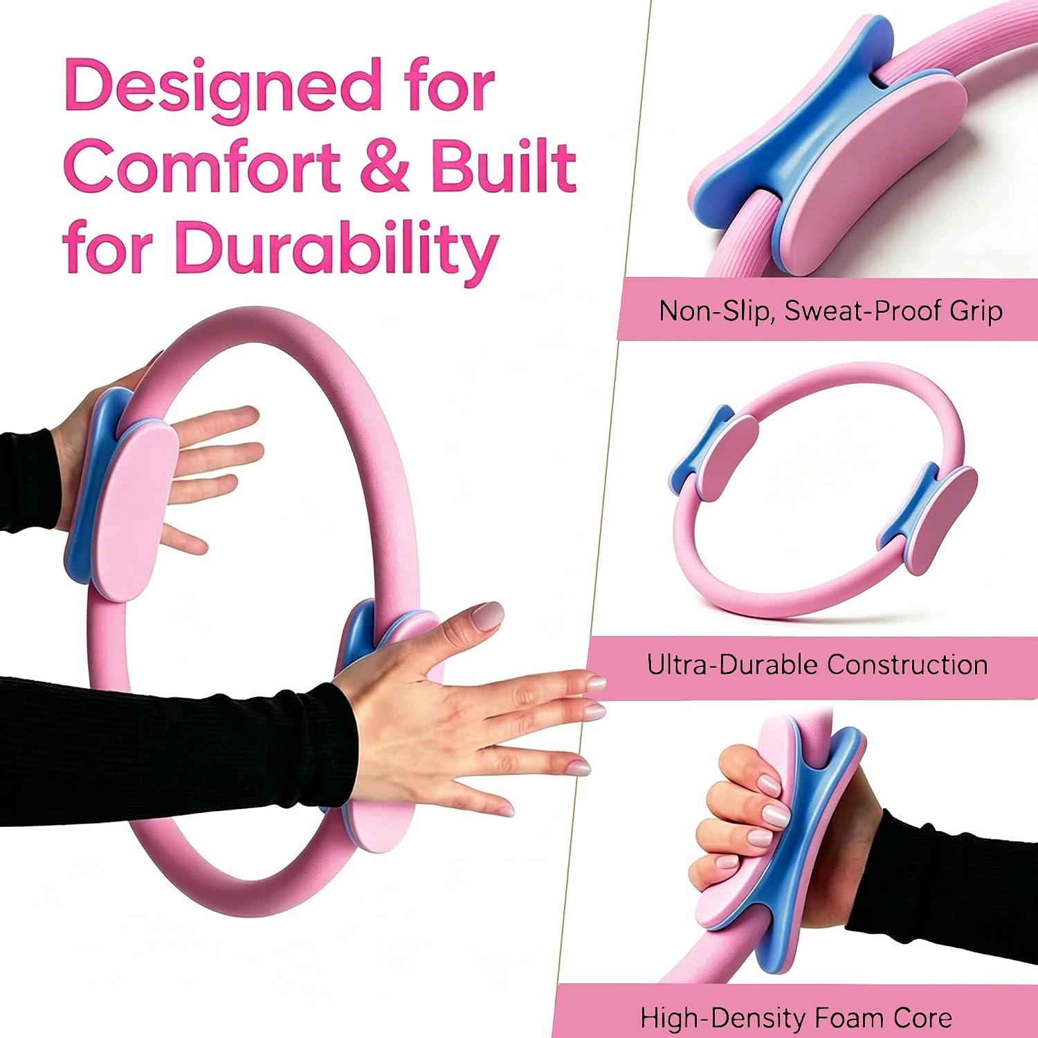 Detalle de Pilates ring set with 12-inch ring