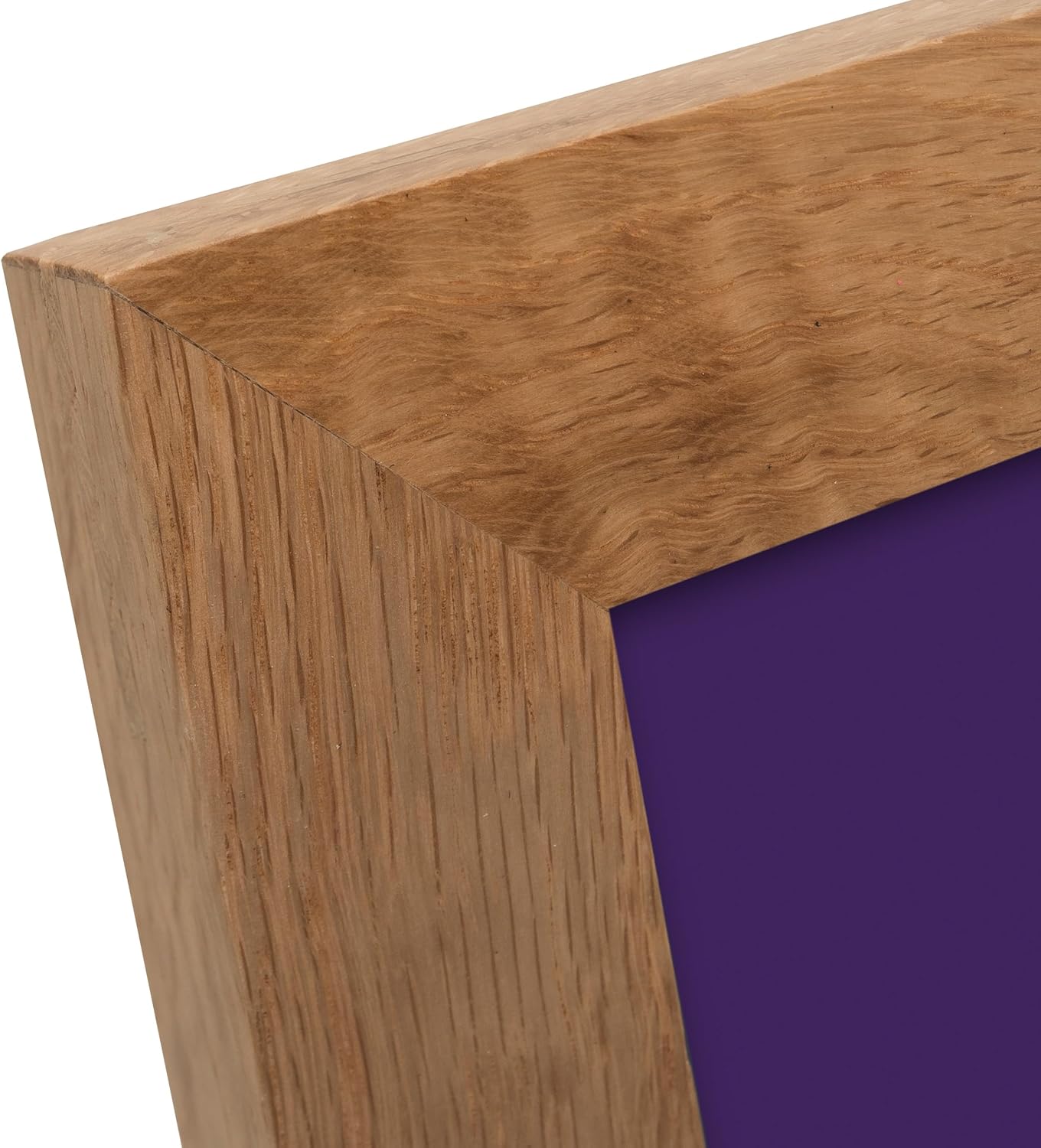 Detalle de Hampton Frames New England solid oak hinged double photo frame, natural finish, 4x6 (10x15cm) dual view