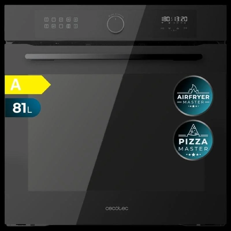 Detalle 2 de Cecotec Bolero Hexa AF316000 Glass Black A, horno multifunción eléctrico de 81 L