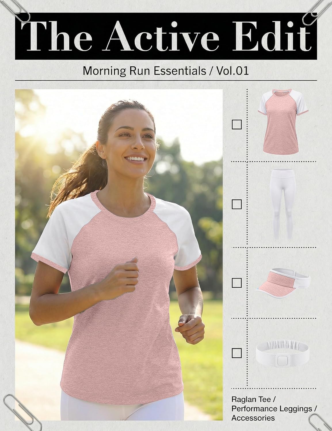 Thumbnail 4 de Wayleb maglietta sportiva da donna con maniche raglan a contrasto in tessuto traspirante elasticizzato