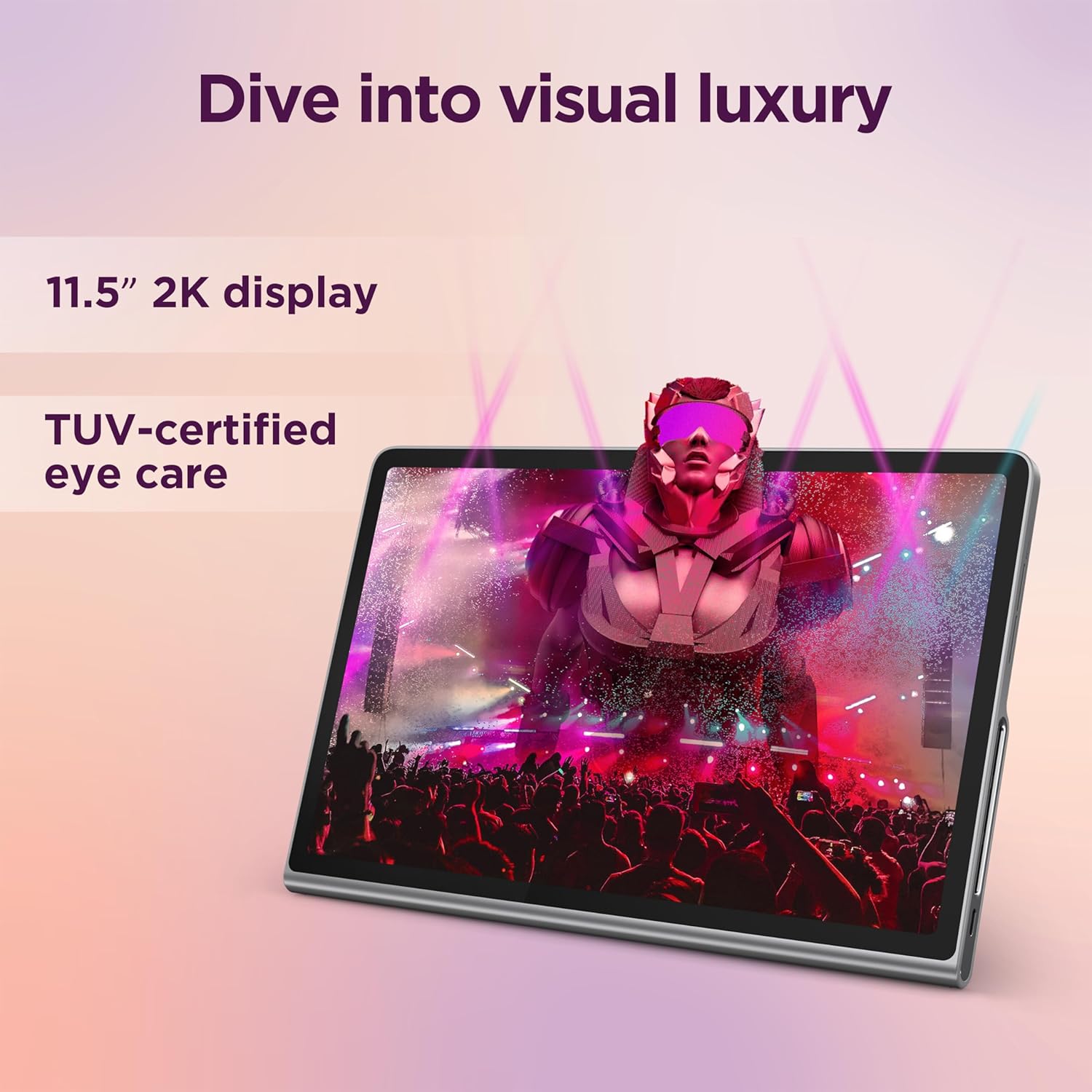 Thumbnail 4 de Lenovo Tab Plus Android Tablet (11.5", 2K, 128GB, 8GB RAM, Luna Grey)