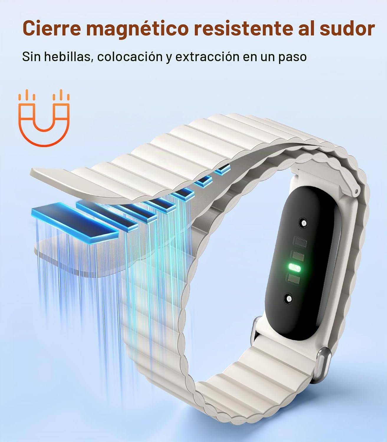 Thumbnail 3 de TiMOVO Sport: Correa magnética de silicona compatible con Fitbit Air